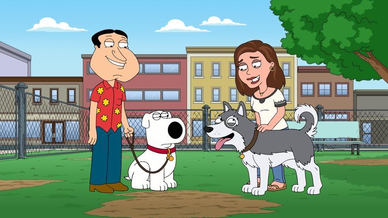 (v.l.n.r.) Glenn Quagmire; Brian Griffin; Carrie – Bild: 20th Television