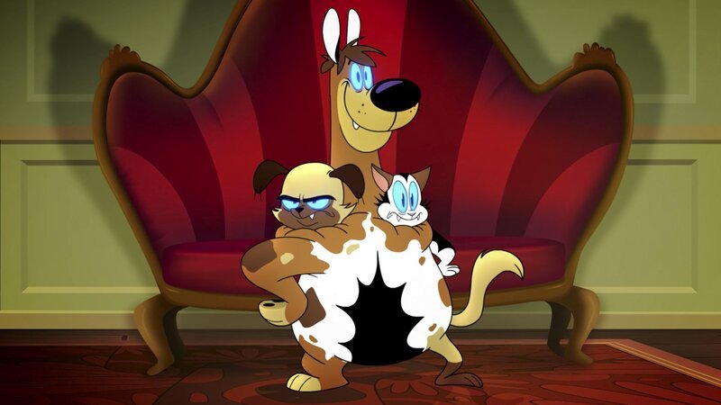 v.li.: Chester, Harold, Bunnicula – Bild: MAX Hungary