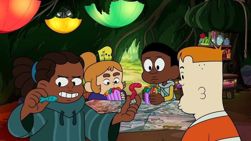 v.li.: Omar, Kelsey, Mortimor, Craig, J.P. – Bild: TM & © 2021 The Cartoon Network, Inc. A Time Warner Company. All rights reserved. /​ for show promotional use only
