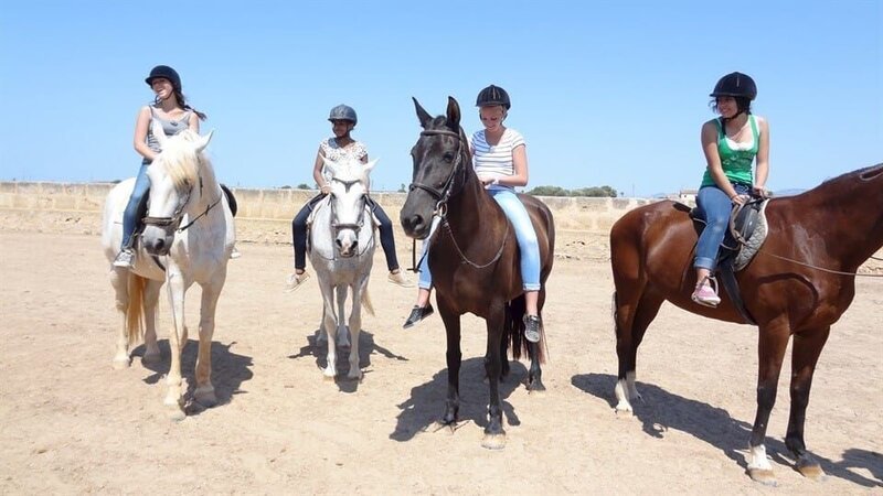 Ausritt: Weya, Bianca, Maja, Buse (v.l.n.r.) – Bild: ZDF/​Chakki Chung