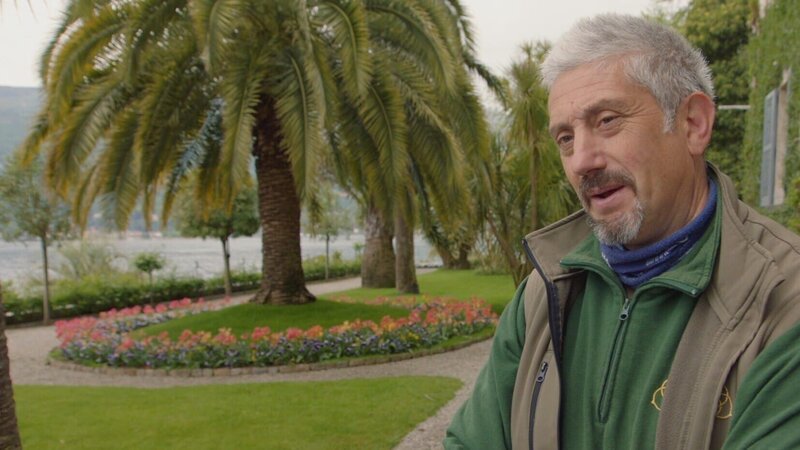 Luigi Fiorina ist auch für den Park auf der Isola madre verantwortlich. – Bild: Petra Schütz /​ BR