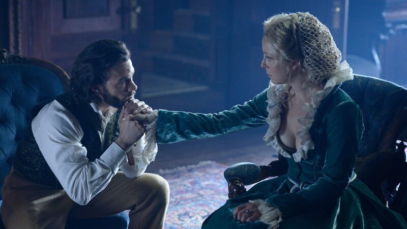 l-r: Robert Morehouse (Kyle Schmid), Elizabeth Haverford (Anastasia Griffith) – Bild: AXN Black