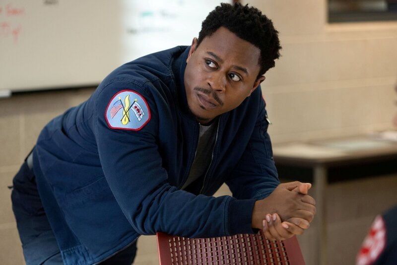 CHICAGO FIRE -- „Take A Shot at The King“ Episode 1119 -- Pictured: Daniel Kyri as Darren Ritter – Bild: Adrian S Burrows Sr/​NBC/​OPEN 4 BUSINESS PRODUCTIONS LLC