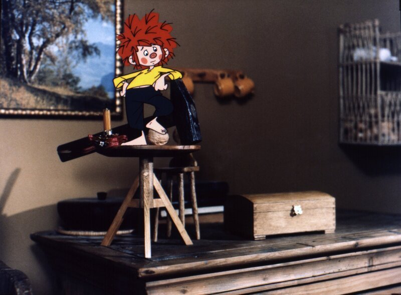 Pumuckl will Schreiner werden. – Bild: BR/​Infafilm/​Original-Entwurf „Pumuckl“-Figur: Barbara von Johnson