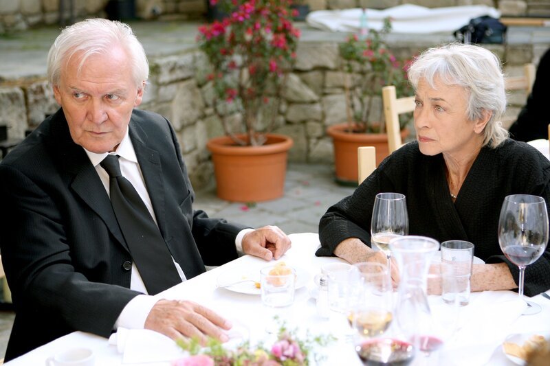Wolfgang Hübsch (Gottfried Schnell), Christine Ostermayer (Hermine Schnell). – Bild: ORF/​Milenko B