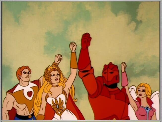 Bild: 1985 The Sleepy Kid Company Ltd, a DreamWorks Animation company. She-Ra and other character names are trademarks of and copyrighted by Mattel Inc. All Rights Reserved. Lizenzbild frei