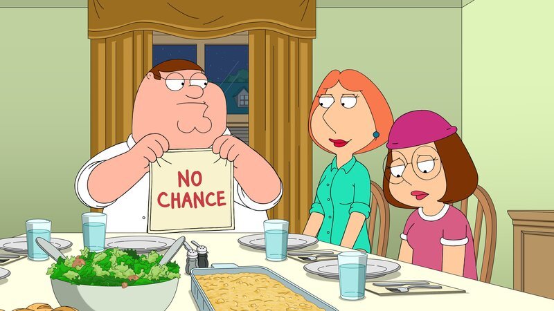 (v.l.n.r.) Peter Griffin, Lois Griffin, Meg Griffin – Bild: Fox and its related entities