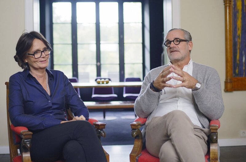 Nadja und Clemens von Saldern sind Paartherapeuten und Ehepaar zugleich. – Bild: Broadview TV/​René Dame /​ ZDF