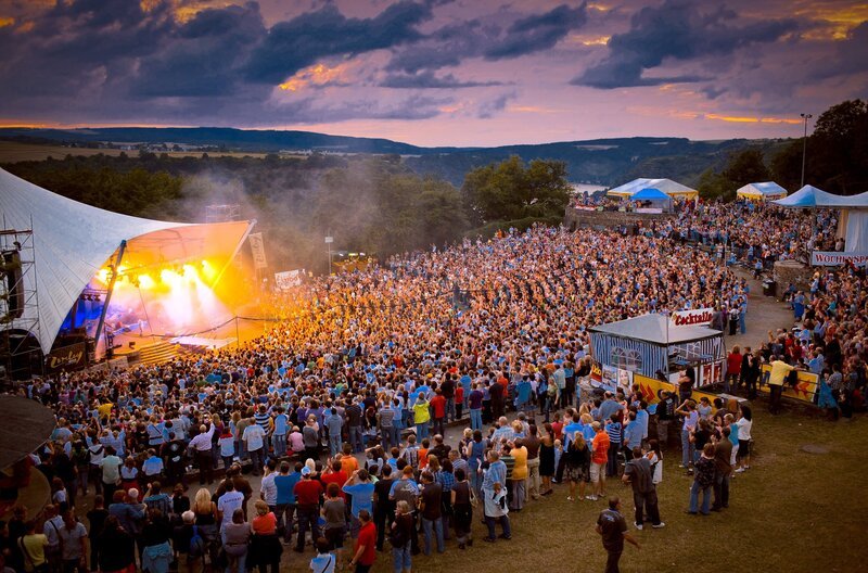 Die deutsche Band PUR auf der Loreley Freilichtbühne – Bild: SWR/​Herbert Piel