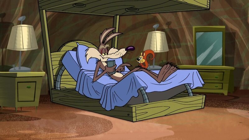 v.li.: Wile E. Coyote, Squeaks the Squirrel – Bild: RTL
