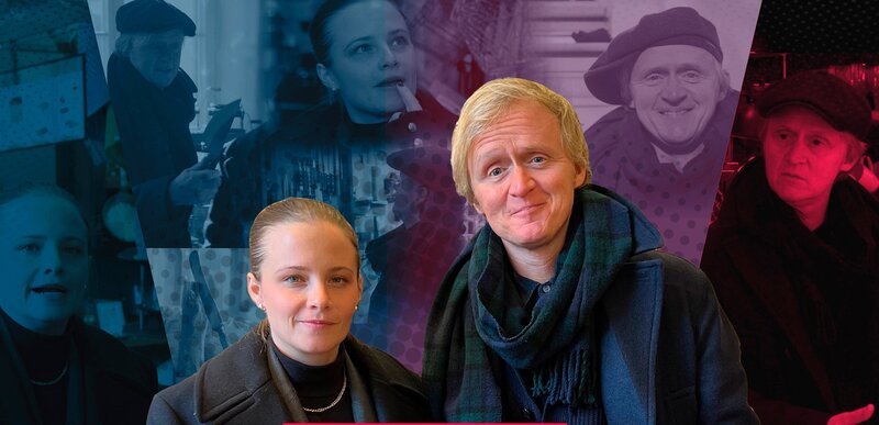 Jasna Fritzi Bauer (l.) mit Pierre M. Krause. Die begnadete Schauspielerin steht als Tatort-Kommissarin für Recht und Ordnung ein. Privat flucht sie am laufenden Band und geht sogar bei Rot über die Straße! – Bild: SWR/​dibido