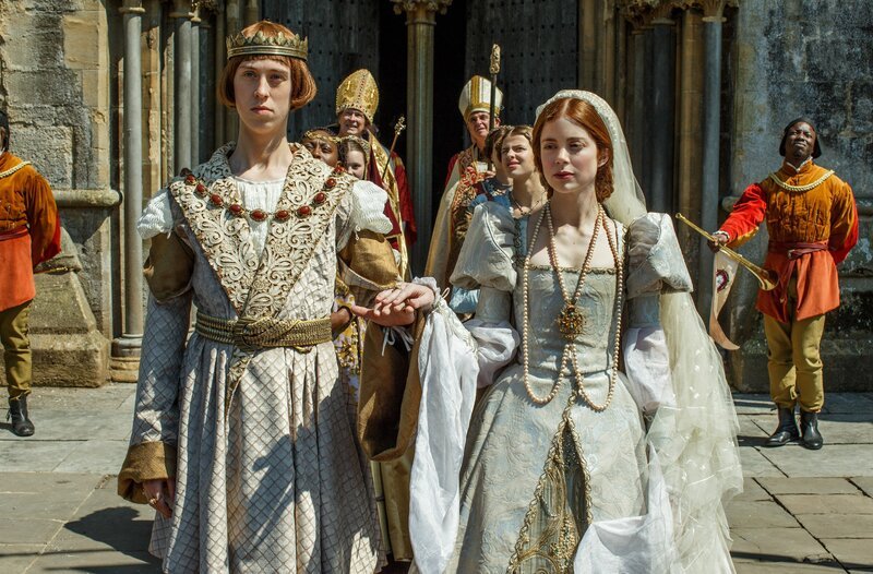 Prince Arthur (Angus Imrie, l.), Catherine of Aragon (Charlotte Hope, r.) – Bild: WDR/​Starz/​TSP Productions LTD