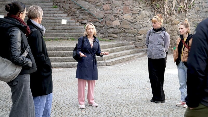True-Crime-Stadtführung mit Angela Stritzinger in Linz. – Bild: ORF/​Landesstudio Oberösterreich