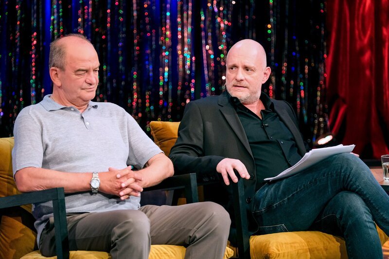 v.li.: Herbert Prohaska, Christoph Grissemann. – Bild: ORF/​Hans Leitner