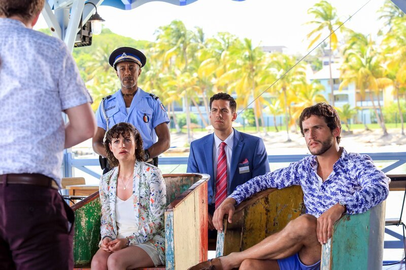 Danny JOHN-JULES (Agent Dwayne Myers), Stefano BRASCHI (Oliver), Jemima ROOPER (Karen Marston), Rob HEAPS (Stephen Marston) – Bild: ORF/​BBC/​Red Planet Pictures/​Denis Guyenon