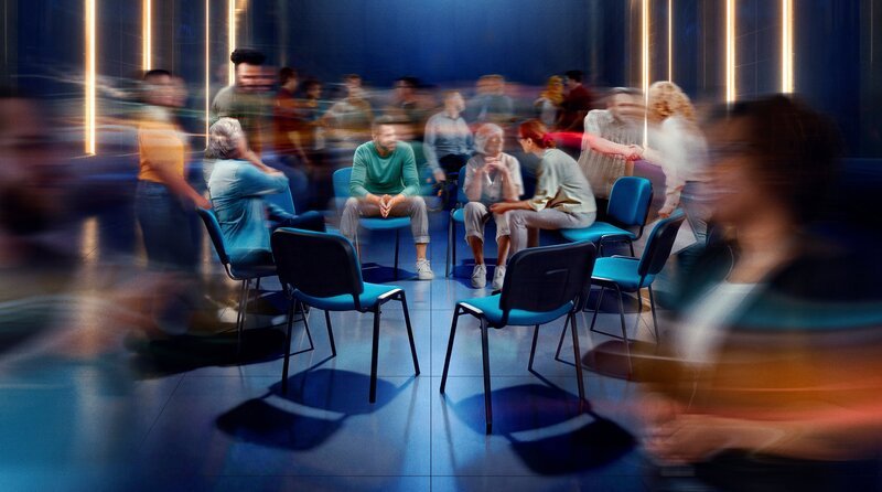 Keyvisual zur ARD-Dialogreihe „Was Deutschland verbindet“ (ohne Text). – Bild: HR/​ARD