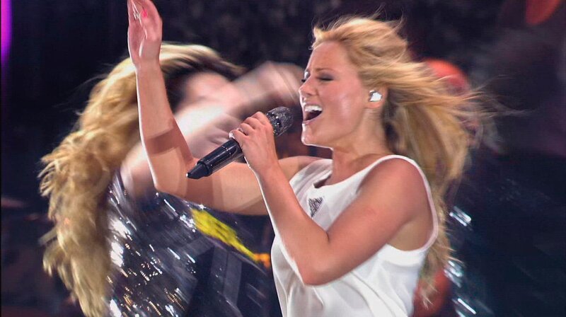 Der richtige Song zur richtigen Zeit kann die Stimmung entscheidend beeinflussen. Musik kann glücklich machen – diese Erfahrung hat jeder von uns schon einmal gemacht. Deshalb feiern wir 40 Songs, die die meisten Menschen glücklich machen. Mit dabei: Sängerin Helene Fischer. – Bild: WDR