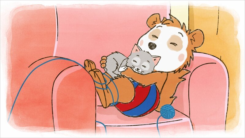 Dicke Freunde: Bobo und die Katze Minzi. – Bild: WDR/​JEP ANIMATION