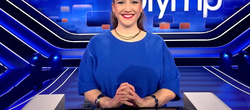 Quizduell-Olymp: Marie-Louise Finck. – Bild: ARD/​ITV Studios