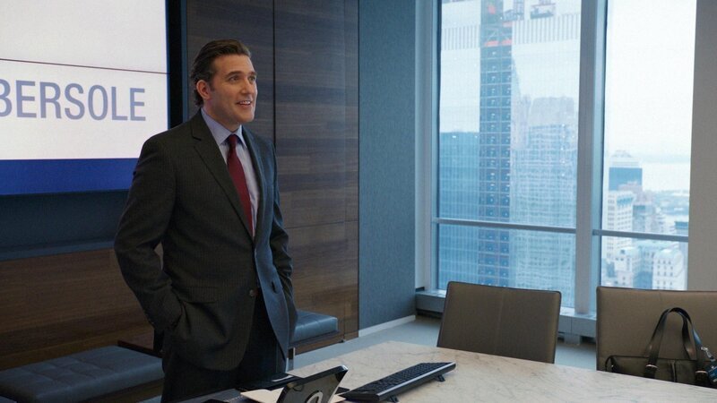 Was hat Jim Fowkes (Craig Bierko), der Leiter der Investmentabteilung mit dem Tod von Geschäftsführer Peter Talbott zu tun? – Bild: CBS Television