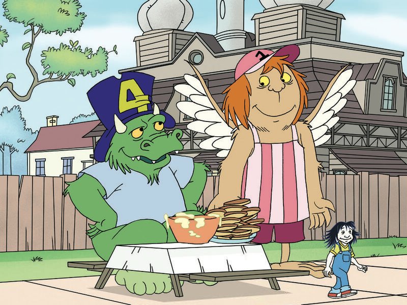 Lässt man die sieben kleinen Monster auf das tägliche Leben los, hat man eine menge Spaß. Es gibt viel Gelächter, doch passieren auch einige Missgeschicke, wenn sie die täglichen Herausforderungen in Angriff nehmen … – Bild: Nelvana Limited