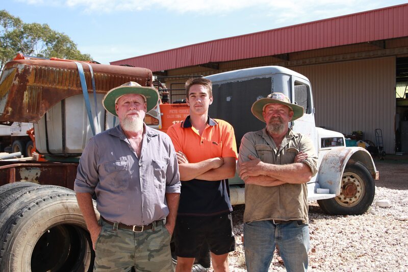 L-R:  Pete Cooke,Sam Westra and Mick Cooke – Bild: 2021 DISCOVERY DEUTSCHLAND