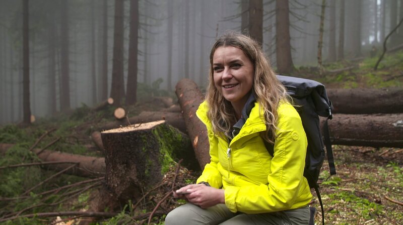 Helena Sulcova im Riesengebirge – Bild: MDR/Matthias Müller Helena Sulcova im Riesengebirge – Bild: MDR/Matthias Müller
