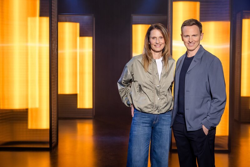 Katrin Müller-Hohenstein, Jochen Breyer – Bild: Nadine Rupp /​ ZDF