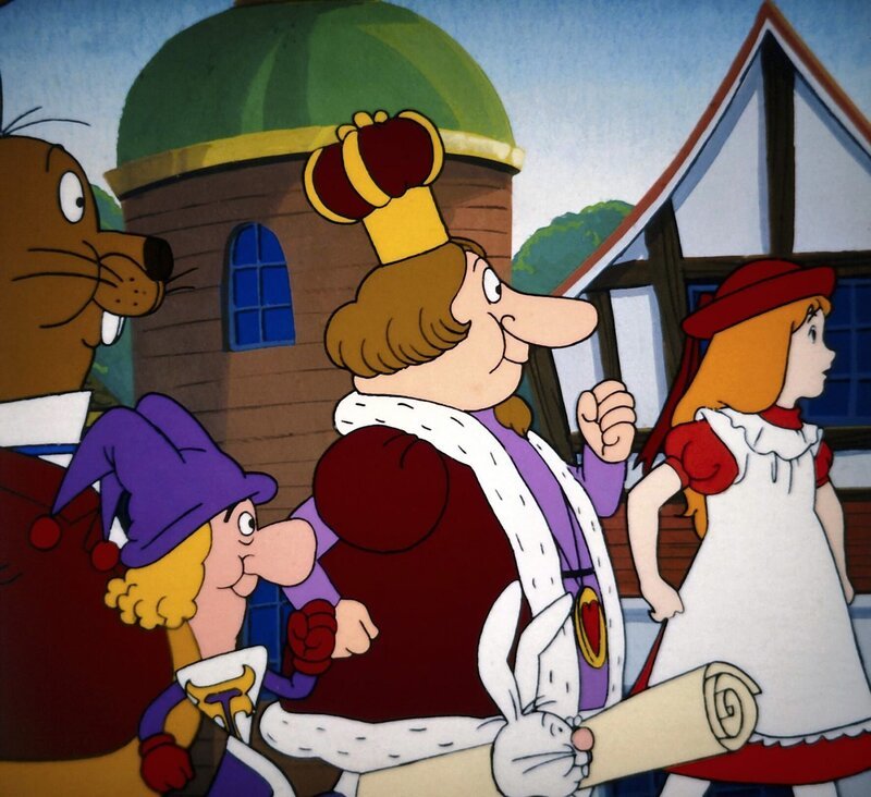 Alice und ihre Freunde sind begeistert von der Idee zum Zirkus zu gehen. Jeder von ihnen träumte schon immer davon, ein großer Artist zu sein. – Bild: ZDF/​Apollo