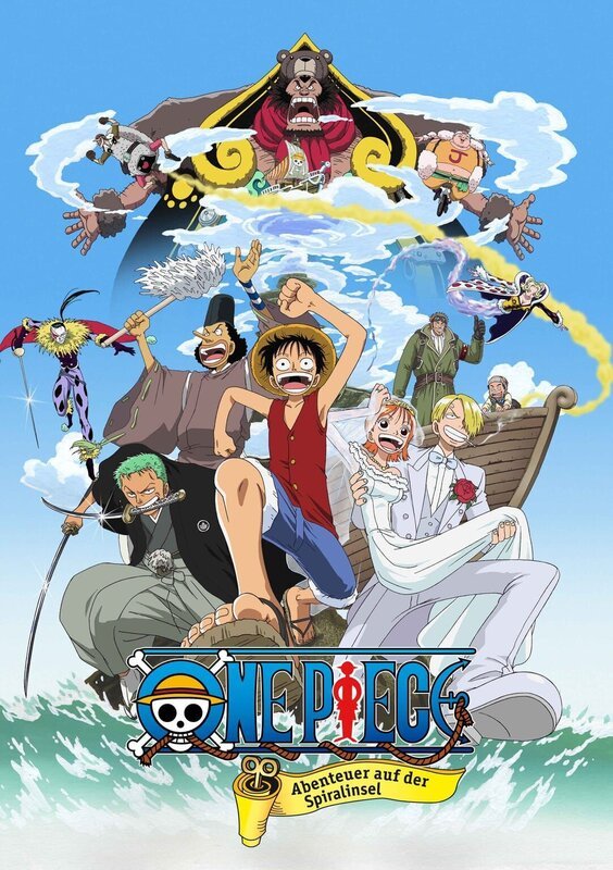 Abenteuer auf der Spiralinsel! – Plakatmotiv – Bild: Eiichiro Oda/​Shueisha, Toei Animation