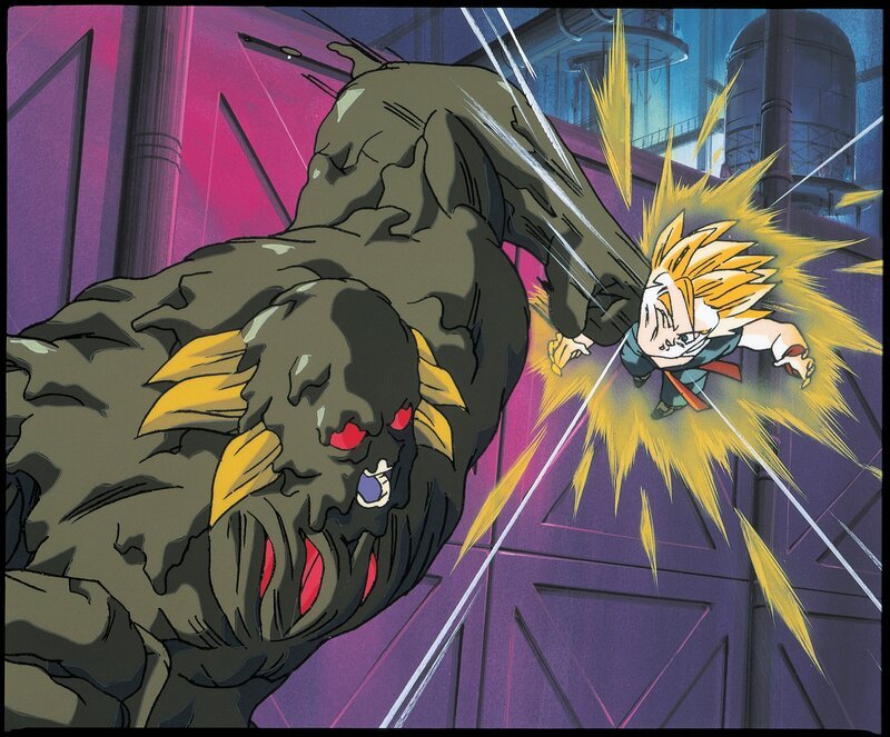 Bio-Broly (l.); Trunks (r.) – Bild: Bird Studio/​Shueisha, Toei Animation Film, Toei, Toei Animation