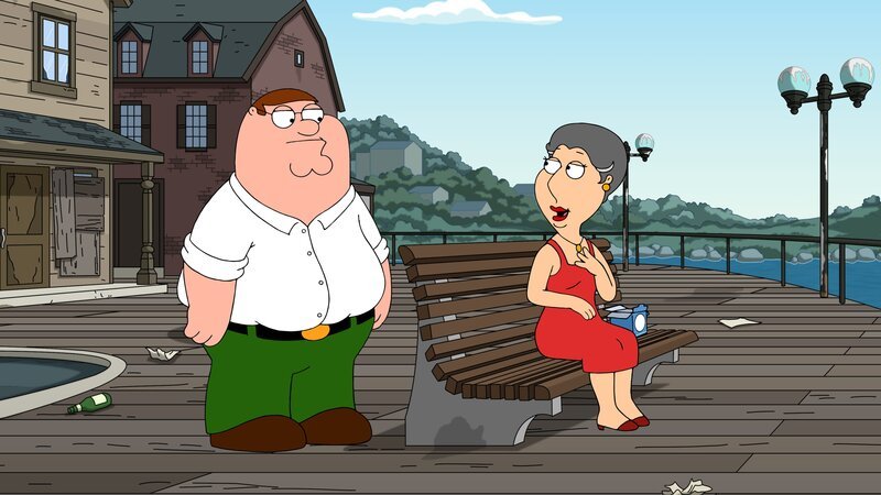 Peter Griffin (l.); Barbara Pewterschmidt (r.) – Bild: Twentieth Century Fox Film Corporation