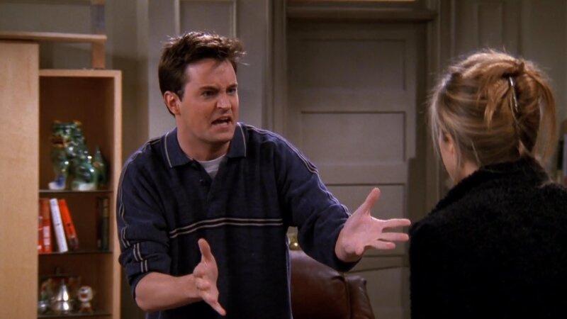 Chandler Bing (Matthew Perry), Rachel Green (Jennifer Aniston) – Bild: MAX Hungary