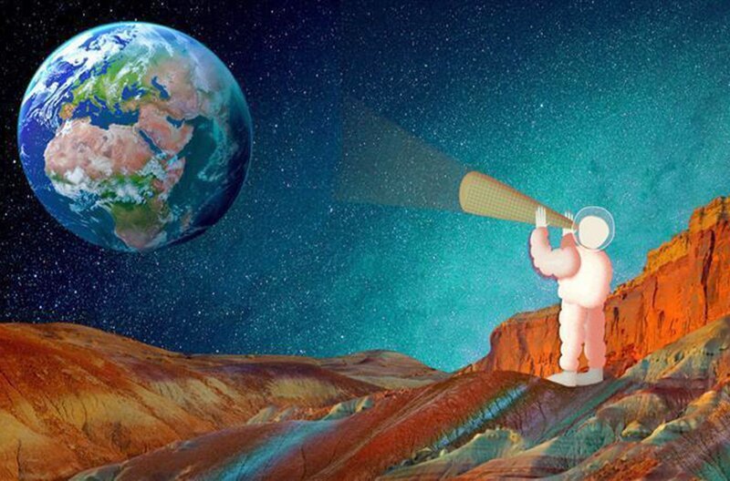 Gibt es eine zweite Erde? Mit vielfältigen Methoden untersucht die Astronomie Exoplaneten in fernen Sternensystemen auf ihre Eignung für menschliches Leben. – Bild: NDR/​ARTE