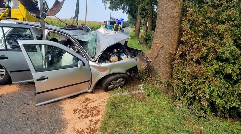 Frontal gegen den Baum – die „Crash-Cops“ müssen die menschlichen Schicksale ausblenden und anhand der Spuren herausfinden, was hier genau passiert ist. – Bild: NDR/Stefan Radüg/nahaufnahme.tv Frontal gegen den Baum – die „Crash-Cops“ müssen die menschlichen Schicksale ausblenden und anhand der Spuren herausfinden, was hier genau passiert ist. – Bild: NDR/Stefan Radüg/nahaufnahme.tv