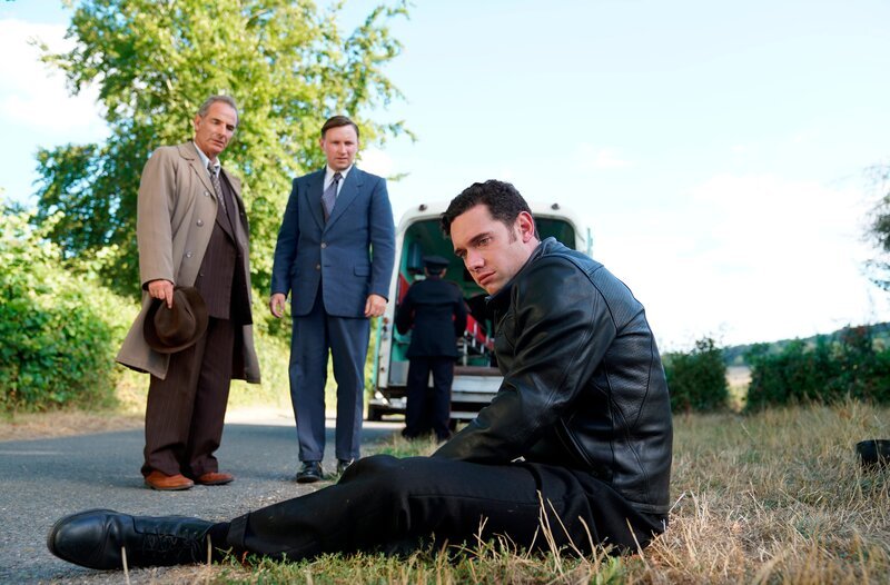 v.l.n.r.: Geordie Keating (Robson Green), Larry Peters (Bradley Hall), Will Davenport (Tom Brittney) – Bild: WDR/​BBC/​Kudos Film ad TV Limited
