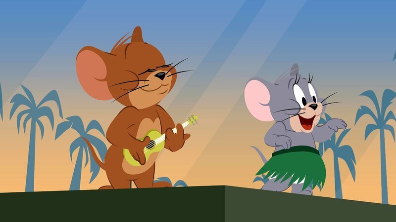Jerry und Tuffy sind froh, dass sie sich heimlich ins Flugzeug geschlichen haben. Jetzt können auch sie einen schönen Urlaub genießen. – Bild: SUPER RTL