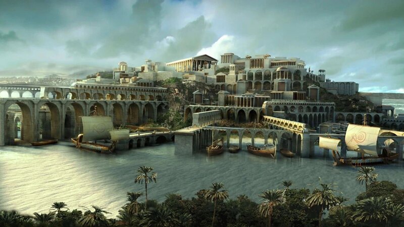 CGI-BILD: Eine Darstellung von Atlantis. – Bild: The Movie Database (TMDb)
