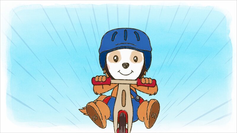 Bobo auf dem Laufrad – Bild: WDR/​JEP ANIMATION