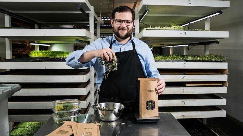 Eusi Landchuchi Staffel 4 2019 Luca Arnaud Grandjean – Bild: SRF/​Marion Nitsch