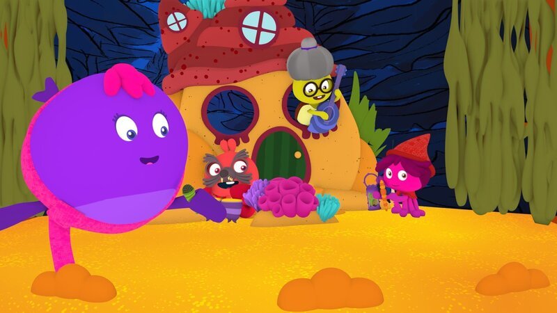 Bei der Aufführung von Rotkäppchen. – Bild: KiKA/​Bigchild Entertainment