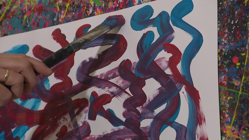 Die Kunst als Therapieform wird auch in der modernen Psychiatrie angewendet. – Bild: ORF/Landesstudio Niederösterreich Die Kunst als Therapieform wird auch in der modernen Psychiatrie angewendet. – Bild: ORF/Landesstudio Niederösterreich