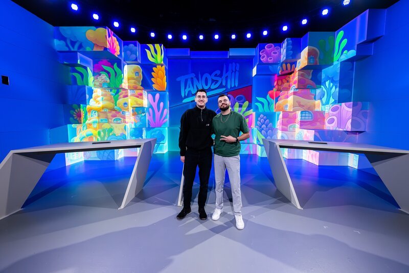 „Romance Dusk“ und Cegi stellen sich im One Piece-Special einem konkurrierenden Duo. – Bild: ZDF/​Julian Niklas Canto