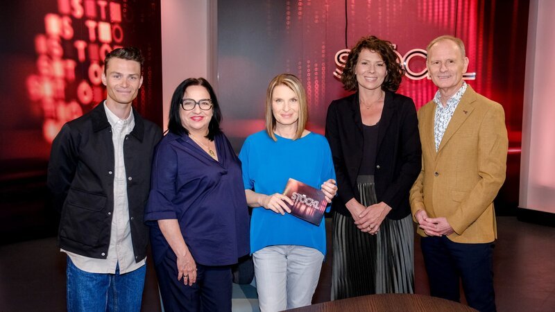 Johannes Lamparter, Maria Happel, Barbara Stöckl, Johanna Constantini, Heinz Palme. – Bild: ORF/​Günther Pichlkostner
