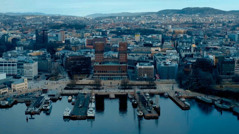 Blick auf Oslo. – Bild: rbb, Unknown Media