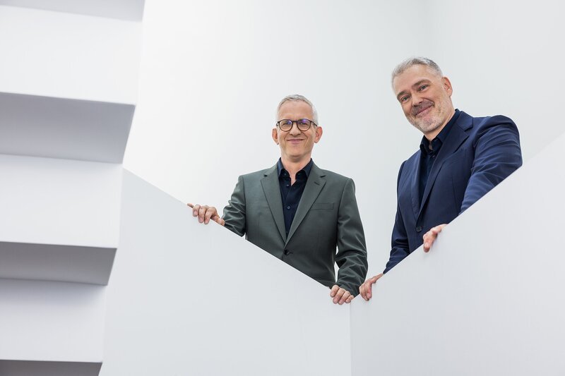 v.li.: Gion Duri Vincenz und Sandro Brotz – Bild: SRF/​Gian Vaitl