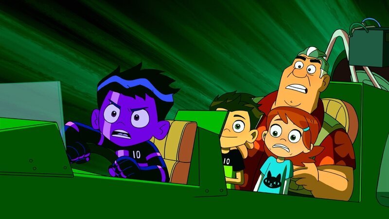 v.li.: Glitch, Ben, Gwen, Max – Bild: Cartoon Network
