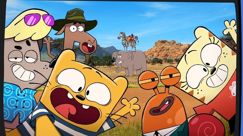 Ollie und Moon mit Sir Bret auf Safari im Krüger Nationalpark. – Bild: BR/​Cottonwood Media