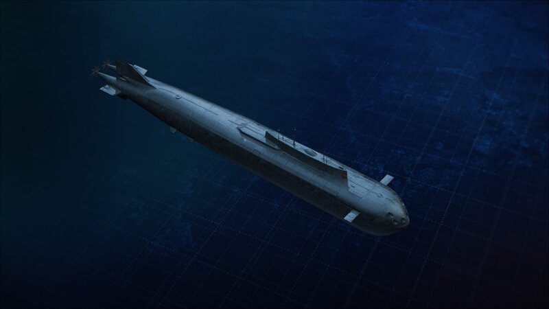 U-Boot Kursk – 3D-Modell – Bild: CAPA Lizenzbild frei