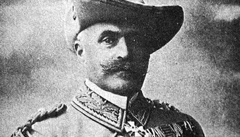 General Lothar von Trotha, der 1904 den Vernichtungsbefehl gegen die Herero erlassen hat – Bild: phoenix/​SWR